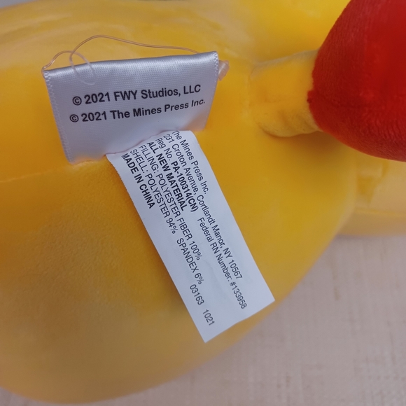 Happy World Peanut Butter Plush kawaii NWOT - Picture 9 of 10